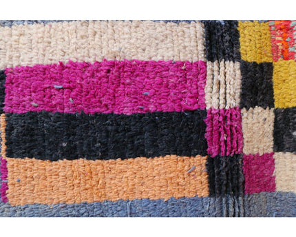 Zuiver wollen Marokkaans Berber halkleed 71 x 413 cm