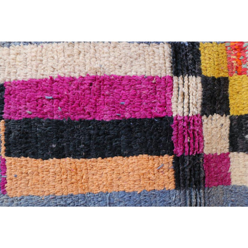 Zuiver wollen Marokkaans Berber halkleed 71 x 413 cm