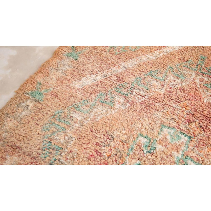 Zuiver wollen Marokkaans Berber-tapijt 174 x 338 cm