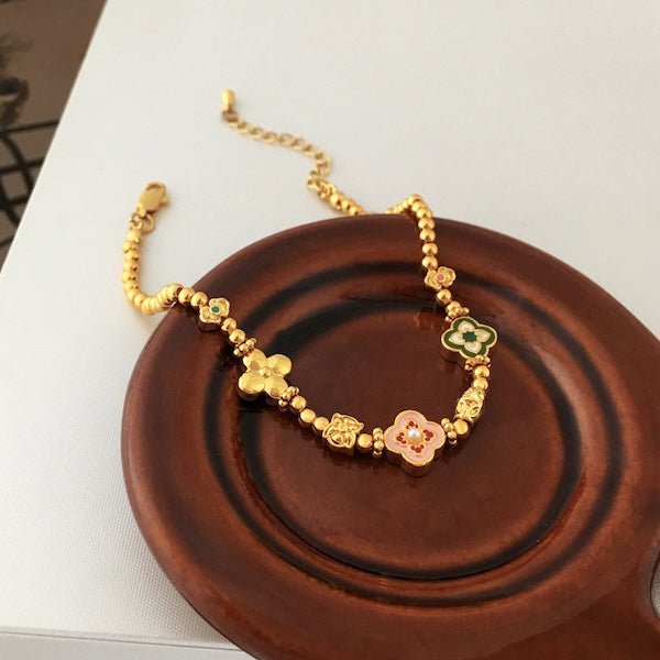 Vintage stijl klaver charmes armbanden