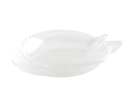 Glanzend glas visbeker 26x22,5 cm