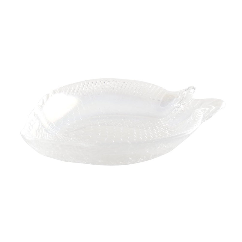 Glanzend glas visbeker 26x22,5 cm
