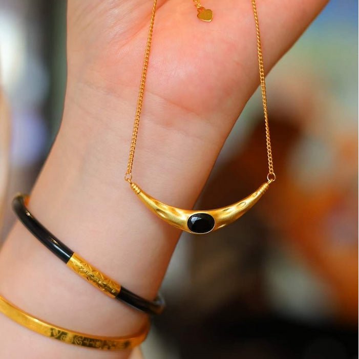 Egyptische stijl ketting-lapislazuli n spinel