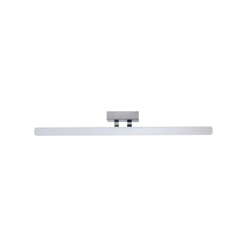 LED -spiegellicht "Vareta" metaal en plastic in chroom met stevig geïnstalleerde LED's