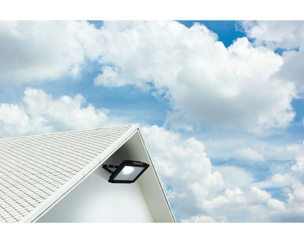 LED Outer Lamp "Spotlight" 30W, gemaakt van metaal en glas in het zwart, met geïntegreerde LED