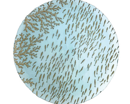 Wed Blue Presentation Plate 33x33x3cm