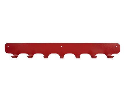 Gorillz Rounded Seven - Wandkapstok - 7 Kapstok Haken - Rood