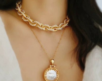 Vintage geïnspireerde parelketting