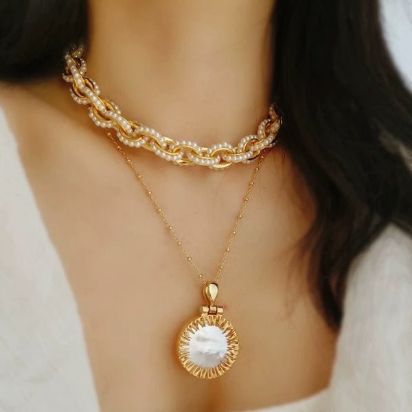 Vintage geïnspireerde parelketting