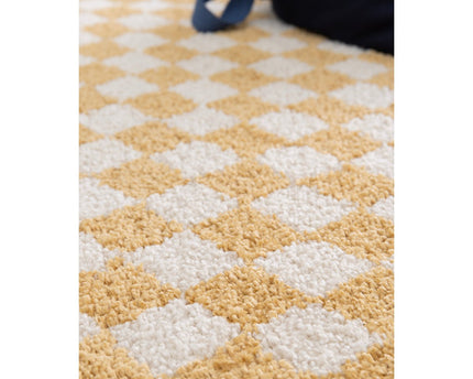 Tapis à poil haut doux en comfortabele CHECKERS