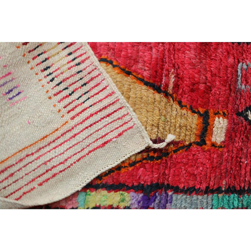 Zuiver wollen Marokkaans Berber halkleed 67 x 344 cm