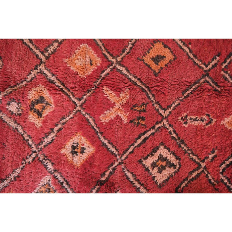 Zuiver wollen Marokkaans Berber-tapijt 197 x 313 cm