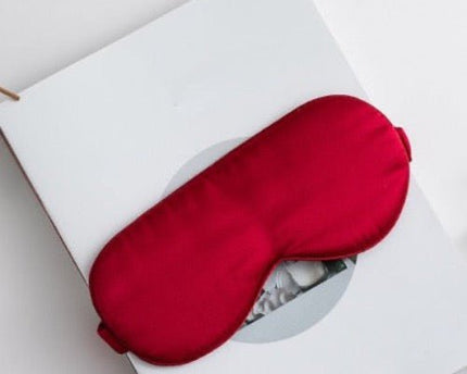 100% zijde ontspanningsslaapmasker-22 mm-effen kleuren-oversize