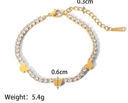 Chique sprankelende stapelarmbandenset