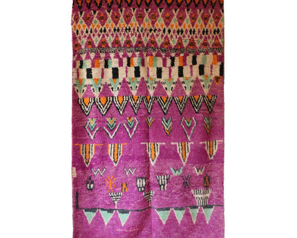 Eigentijds wollen Berberkleed 197 x 304 cm
