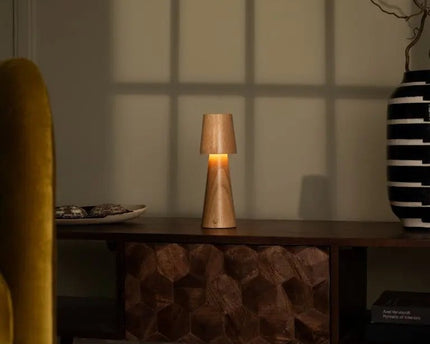 Lucas oplaadbare tafellamp – draadloos, dimbaar en opladen via USB-C