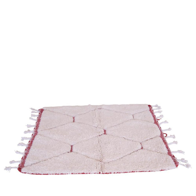 Zuiver wollen Marokkaans Berberkleed 107 x 148 cm