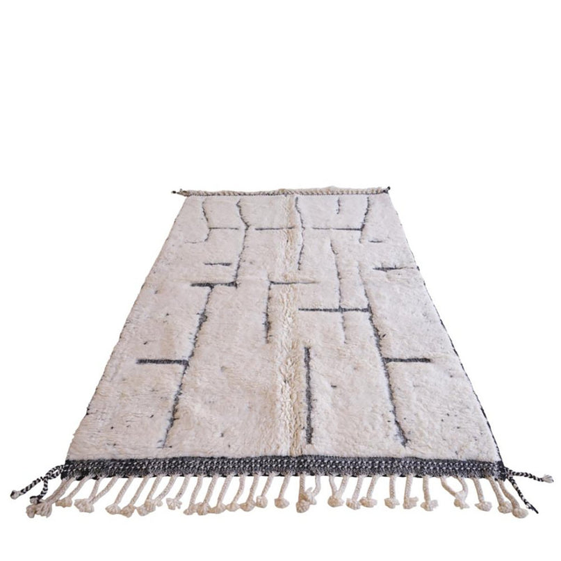 Zuiver wollen Marokkaans Berber-tapijt 152 x 244 cm