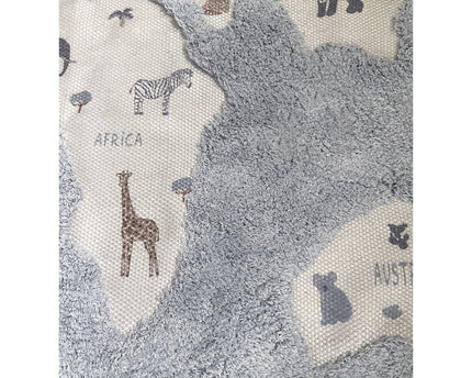 Tapis enfant lavable MONDE