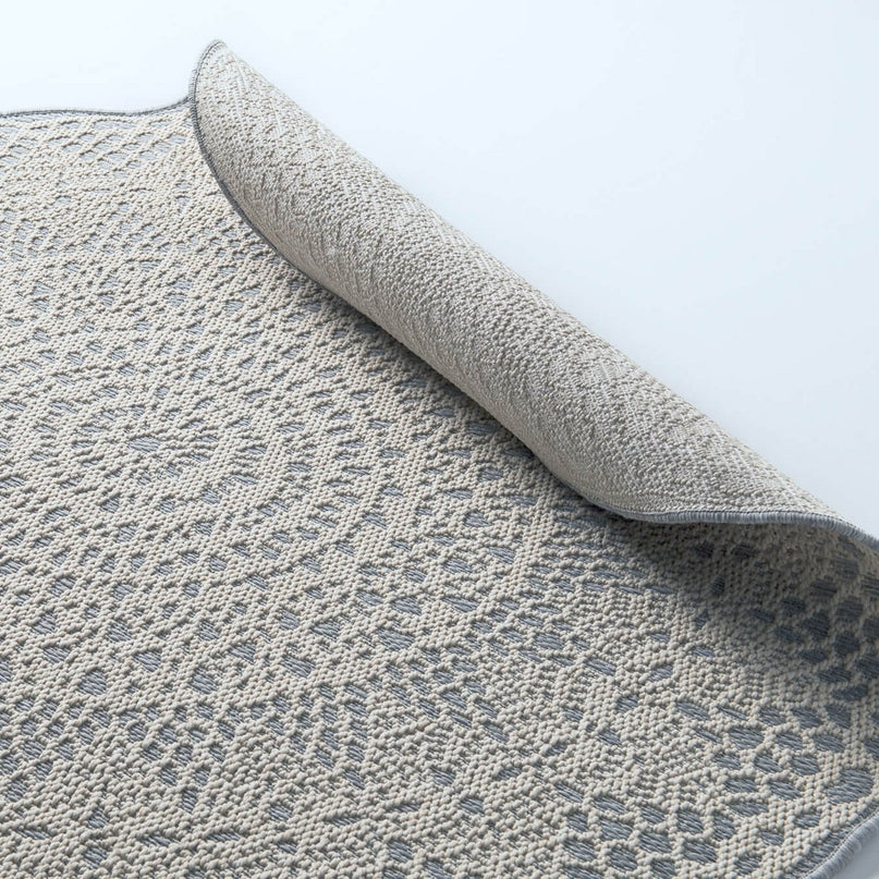 Tapis deco rond GEHAAKT