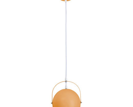 Hanger lamp "Colorado" oranje Ø ca. 25 cm, metaal, E27 -aansluiting, verlichting voor woonkamer, eetkamer, kinderkamer