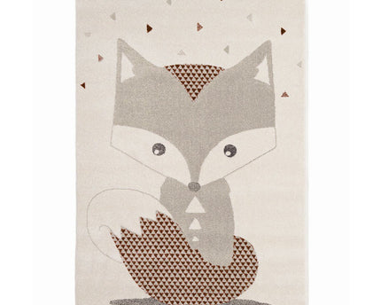 Zacht kindervloerkleed en FOX-design