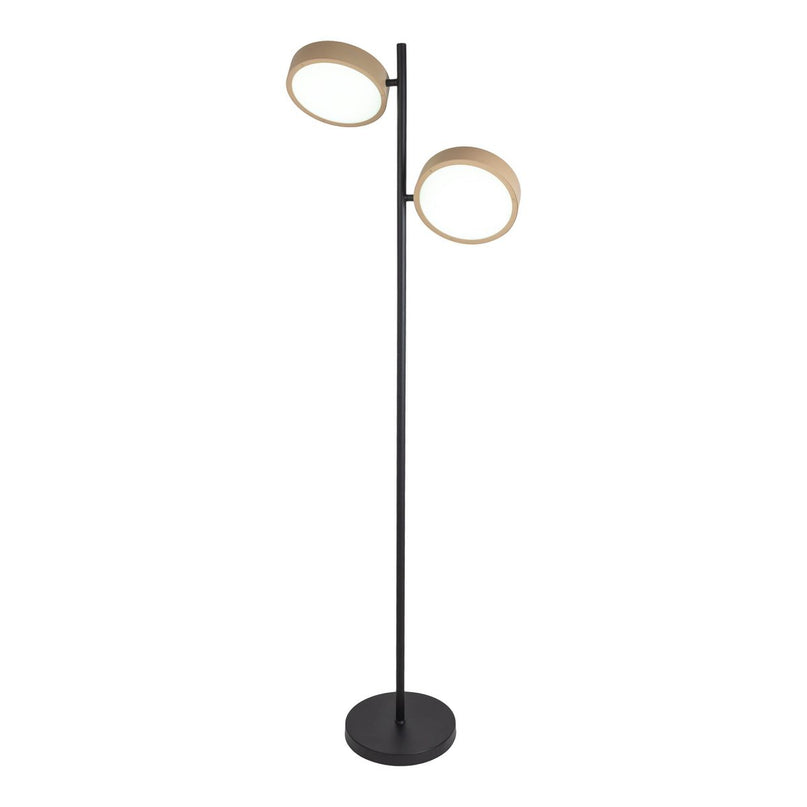 LED -vloerlamp "Tessa" amandel