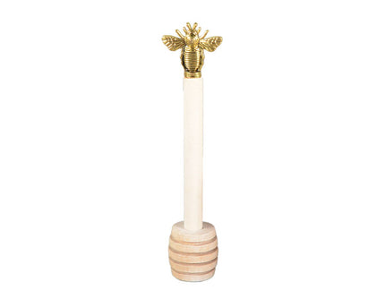 Gouden honinglepel bijen