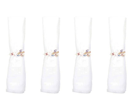 Set van 4 cirkels diamanten handdoeken