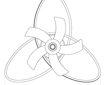 Modern LED -plafondlicht "Riccio" inclusief ventilator, nachtlichtfunctie, dim- en lichttemperatuurinstelling is uitgerust met stevig geïnstalleerde LED's en heeft een geschatte Øvon 58 cm.