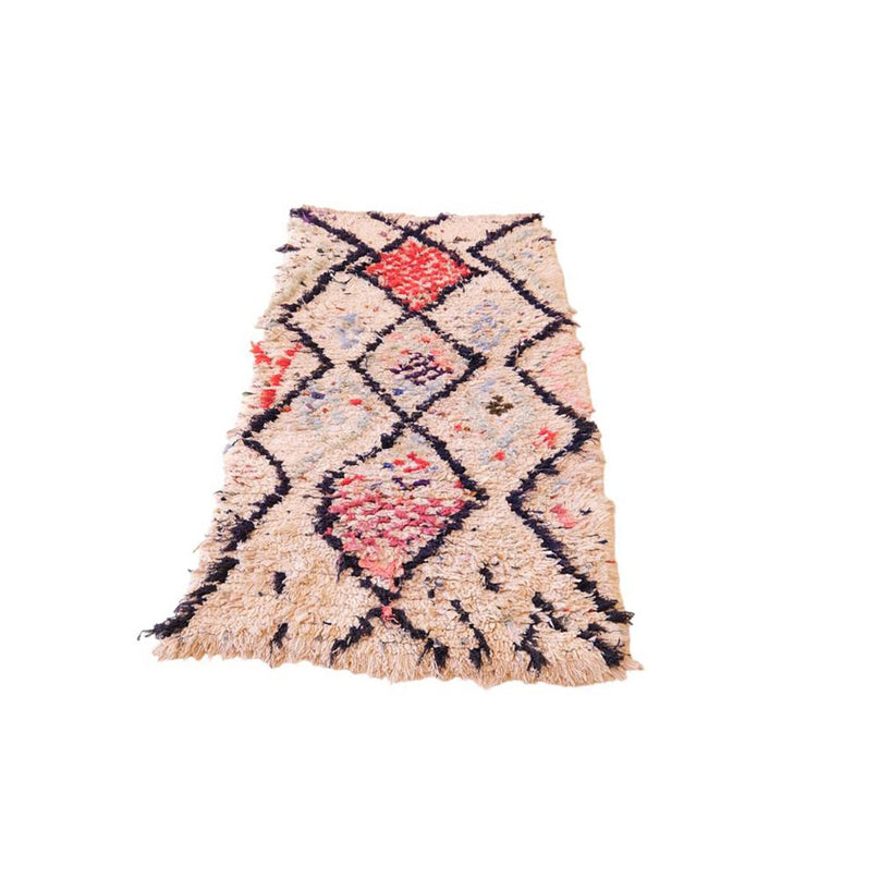 Zuiver wollen Marokkaans Berber-tapijt 85 x 172 cm