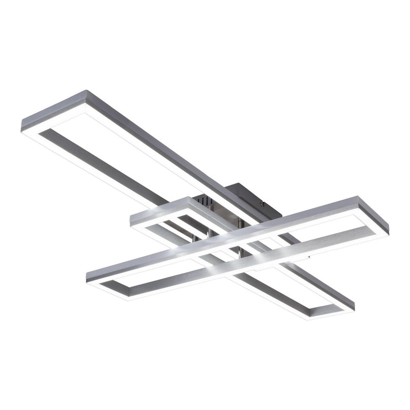 LED CCT-plafondlamp + RGB-backlight "Bantry" met veel functies, 95 cm lang, inclusief afstandsbediening