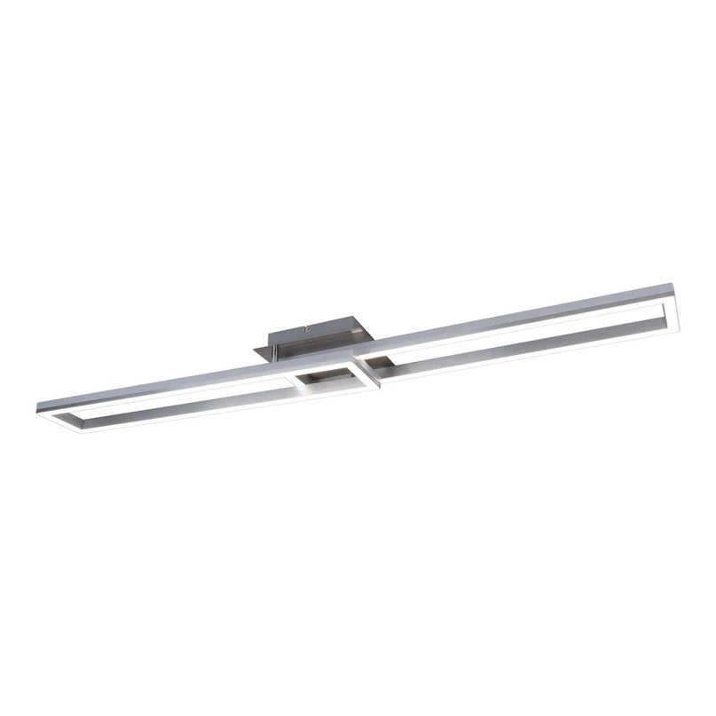 LED CCT-plafondlamp + RGB-backlight "Bantry" met veel functies, 115 cm lang, inclusief afstandsbediening