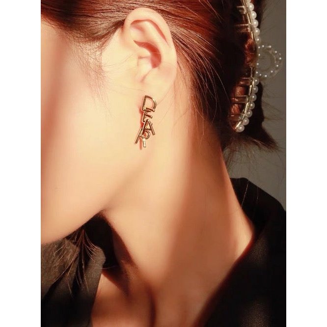 Romantische lieve brief oorbellen