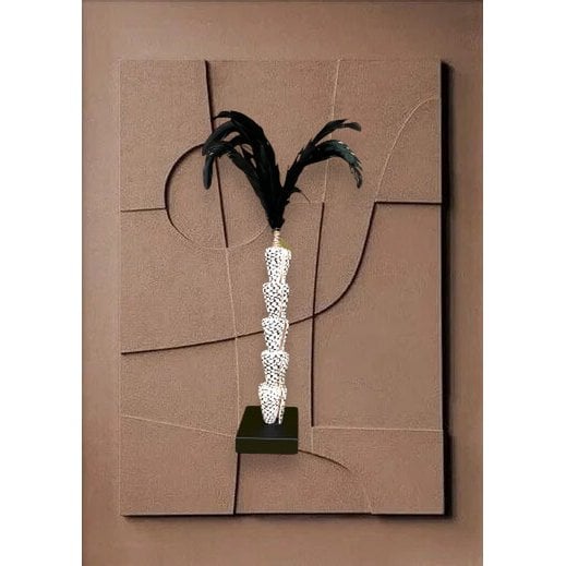 Papua tiger shell with veren on stand(5 shell)