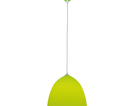 Siliconen hanger lamp "Catinus" Ø 25 cm, gemaakt van groen siliconen, E27