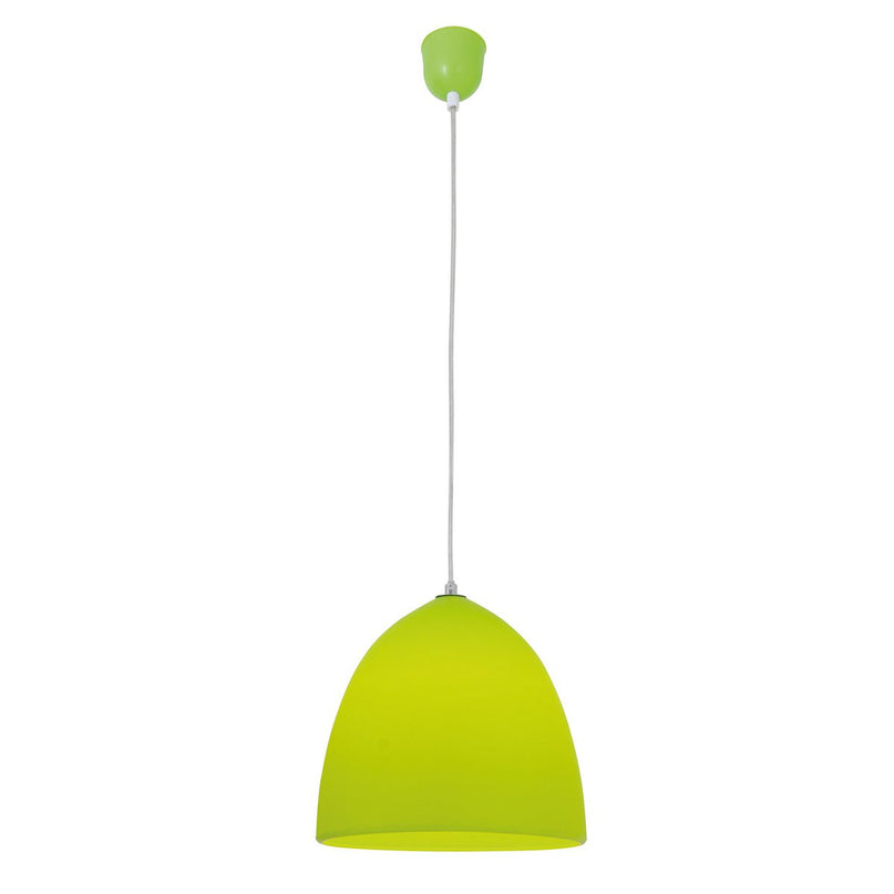 Siliconen hanger lamp "Catinus" Ø 25 cm, gemaakt van groen siliconen, E27