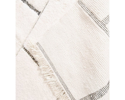 Berber vloerkleed Beni Ouarain zuivere wol 153 x 263 cm
