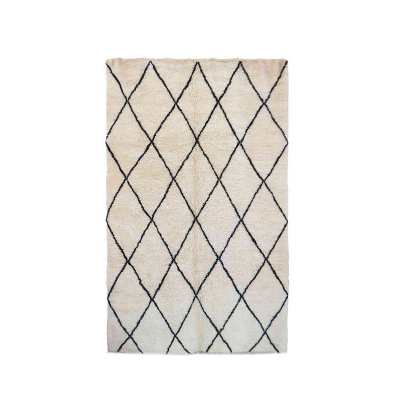 Zuiver wollen Marokkaans Berber-tapijt 200 x 300 cm