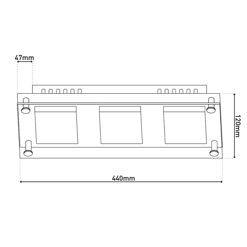 LED wandlamp "Edingburgh"