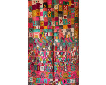 Zuiver wollen Marokkaans Berber-tapijt 139 x 247 cm