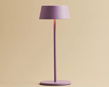 Hugo Violet Lila Oplaadbare tafellamp - Stijlvol, dimbare lamp & draadloos