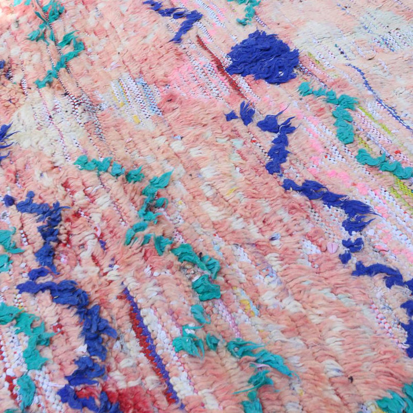 Zuiver wollen Marokkaans Berber-tapijt 115 x 239 cm