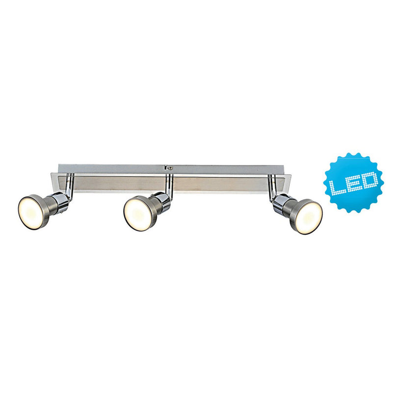 3er LED Deckenleuchte "Motril" l:40cm