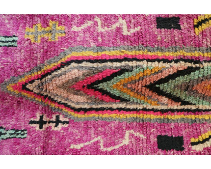 Zuiver wollen Marokkaans Berber halkleed 73 x 344 cm