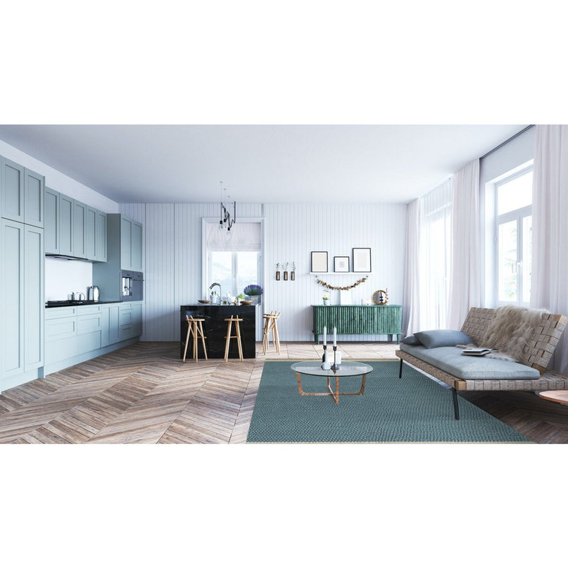 BUBBLES vloerkleed van jute en wol