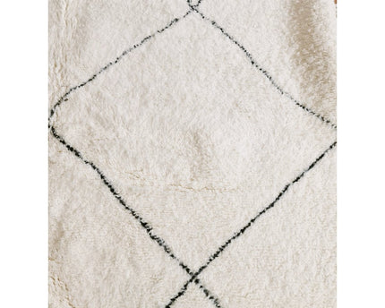 Berber vloerkleed Beni Ouarain zuivere wol 210 x 300 cm