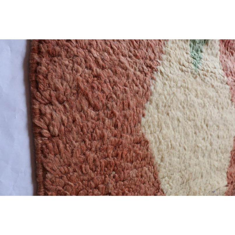 Zuiver wollen Marokkaans Berber halkleed 82 x 489 cm