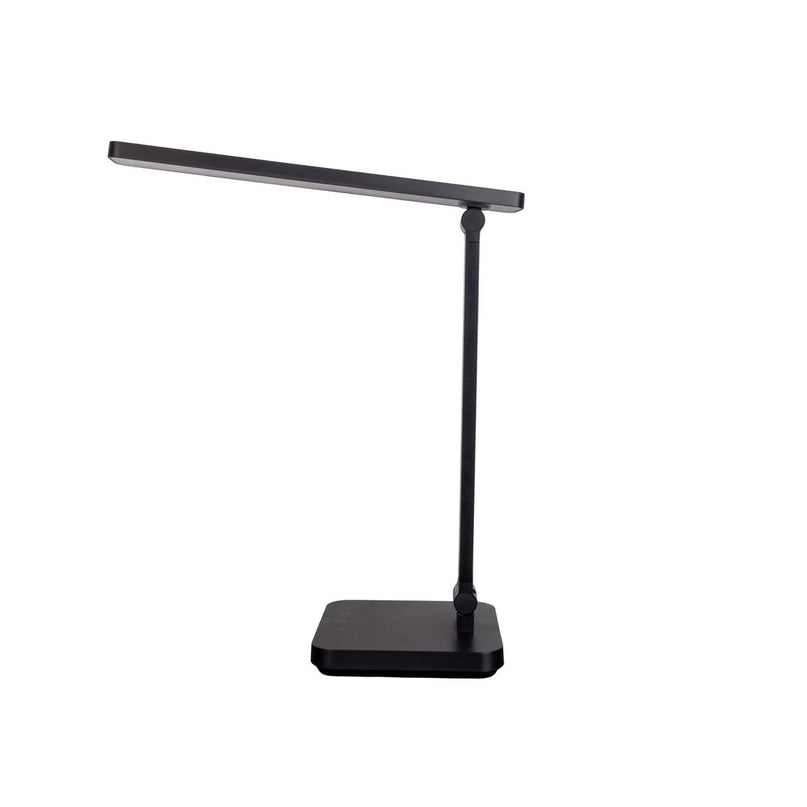 LED -tafellamp "Mover" zwart, metaal en plastic, 38 cm hoog, opladen, dimpelbaar, CCT -kleurwisselaar