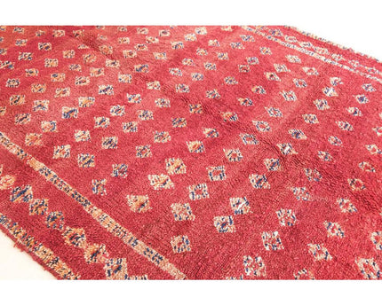 Vintage handgeweven wollen Berberkleed 169 x 258 cm